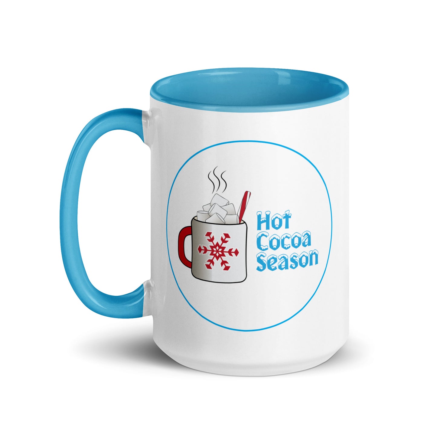 Hot Cocoa Season – Cozy Winter Mug Design with Marshmallows & Peppermint Twist