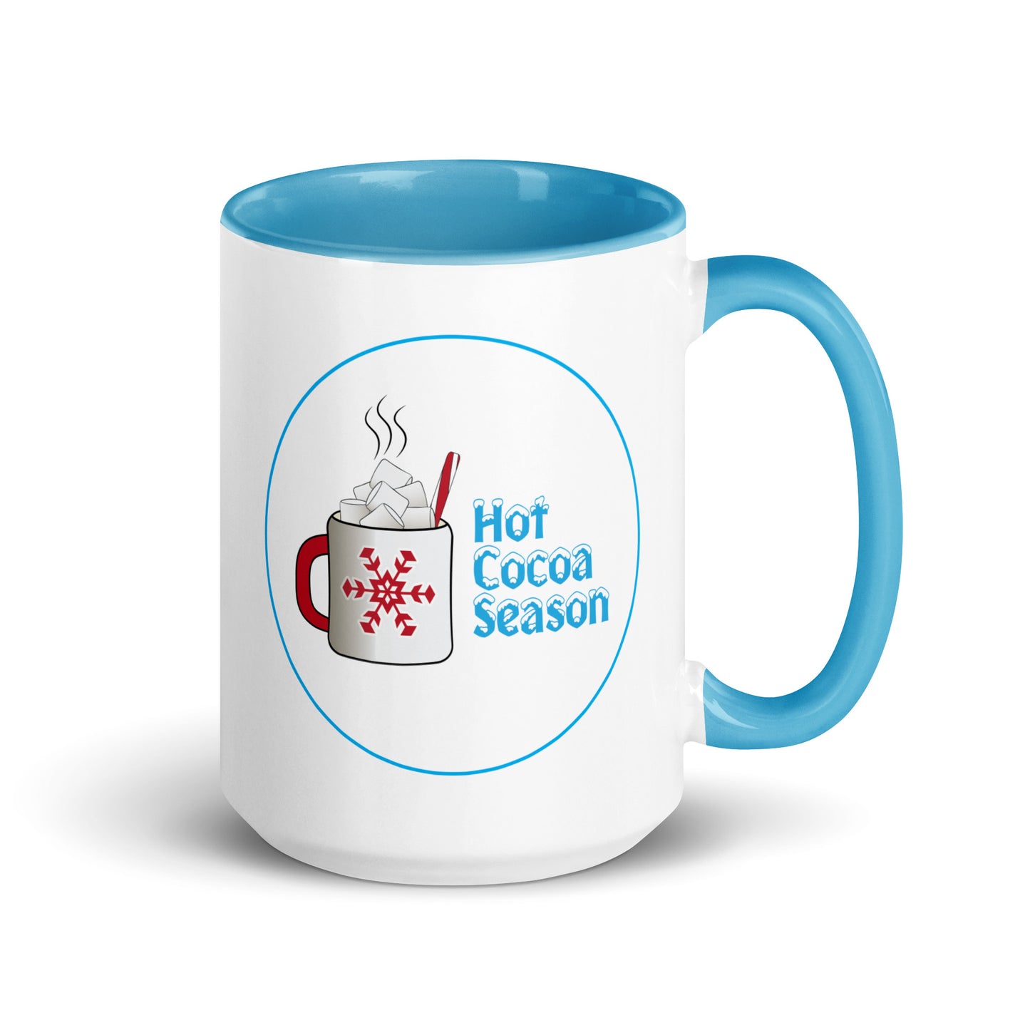 Hot Cocoa Season – Cozy Winter Mug Design with Marshmallows & Peppermint Twist