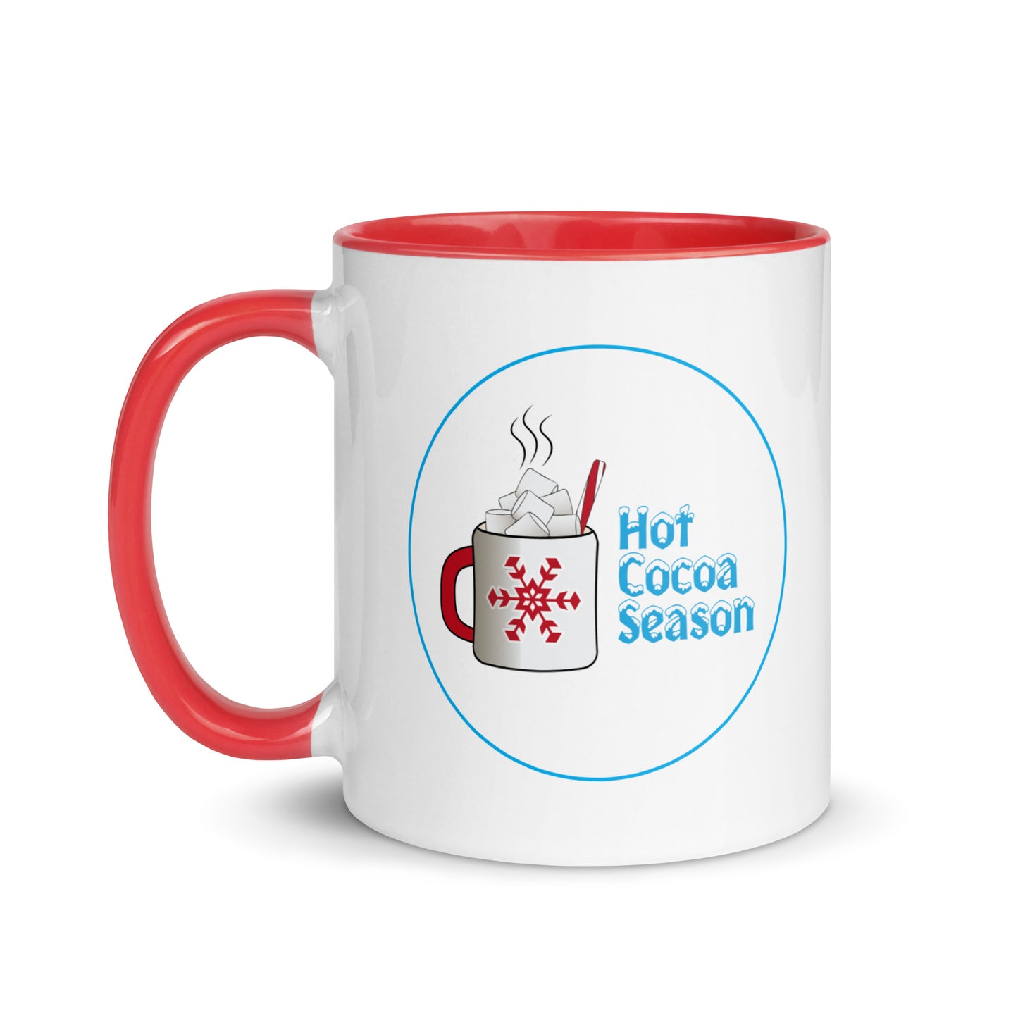 Hot Cocoa Season – Cozy Winter Mug Design with Marshmallows & Peppermint Twist